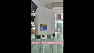 حقيبة سفر بدون سحاب بمقبض كبير فئة