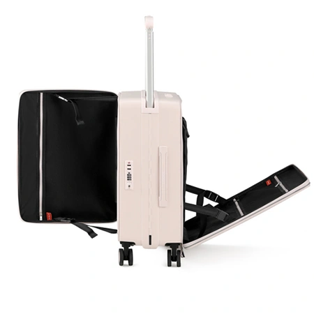 حقيبة يد بدون سحاب قابلة للفتح من الجانبين