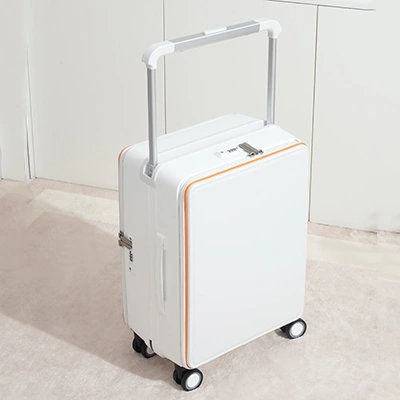 حقيبة يد بمقبض كبير مع جيب أمامي 