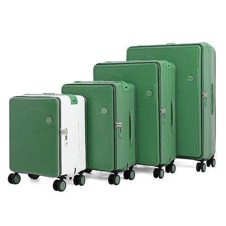 طقم حقائب قابلة للفتح من جانبين بمقبض كبير