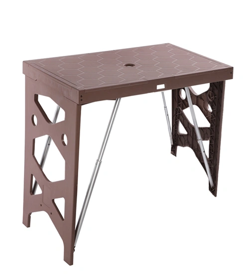 طقم مقاعد وطاولة مستطيلة قابلة للطي