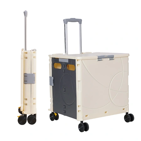 عربة صندوقية قابلة للطي بأربع عجلات