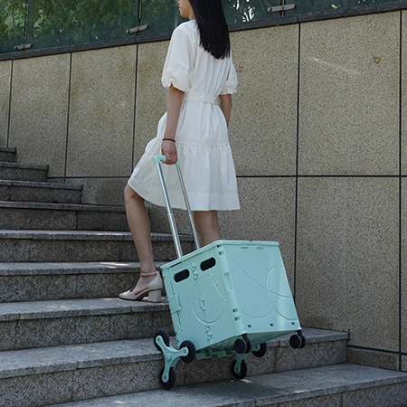 عجلات صعود السلالم الاختيارية، تتيح حمل الأحمال بسهولة حتى الطابق الخامس دون جهد.